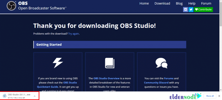 how to download obs windows 10