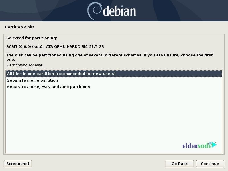 Установка debian на ssd