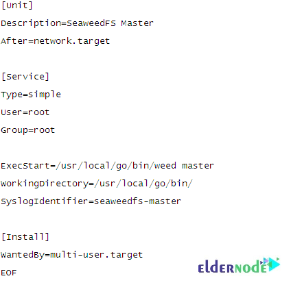 Start the master server using Systemd