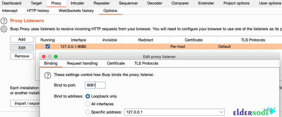 check proxy bind port