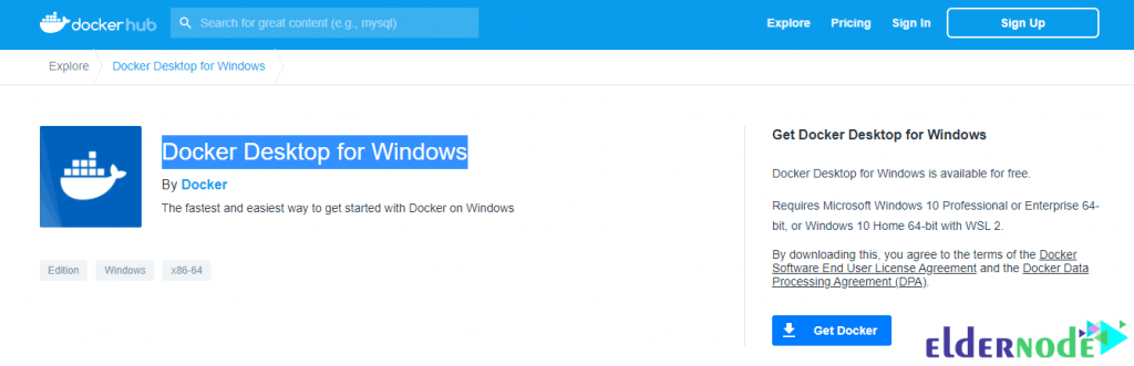 docker desktop requires windows 10 pro