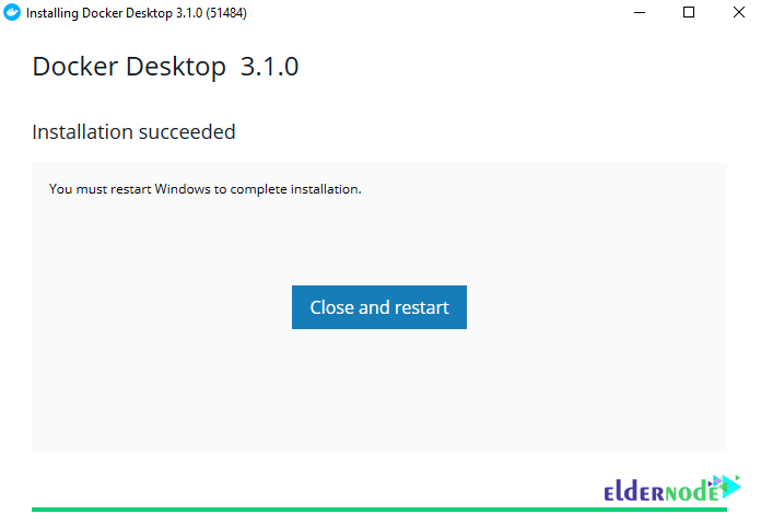 how to complete docker installation on windows