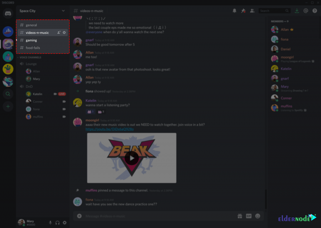 text chat in discord - How to Install and Configure Discord on Fedora 33