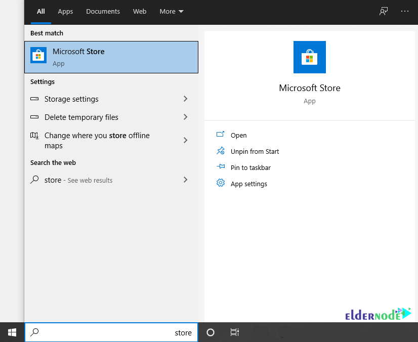 how to access microsoft store