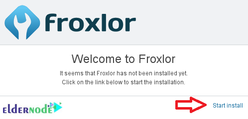 Accessing the Froxlor via browser