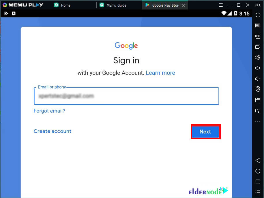memuplay google account