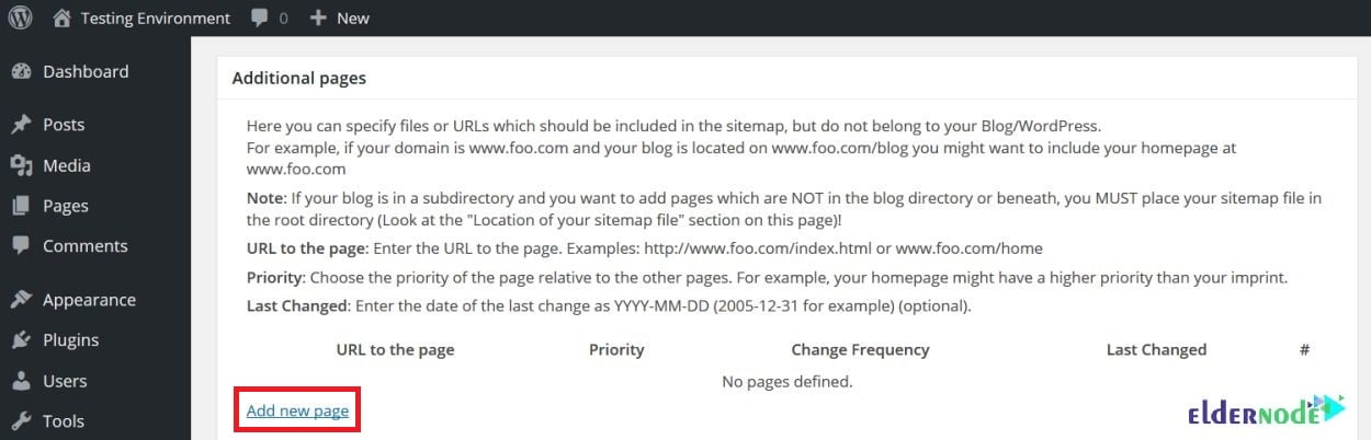 Additional Pages