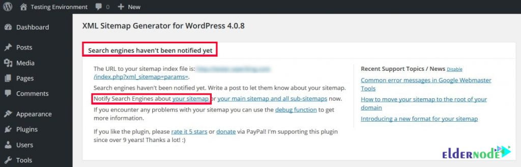 How to Configure XML Sitemaps plugin