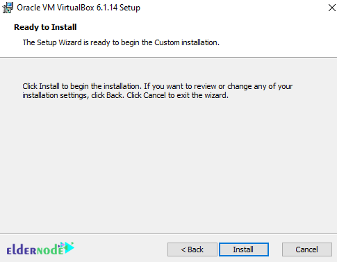 installing Oracle VM VirtualBox