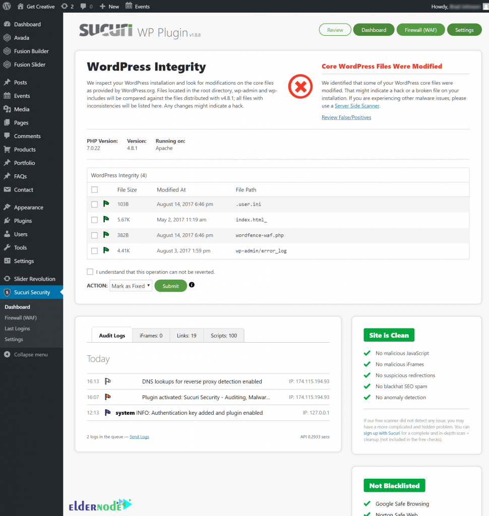Sucuri Security wordpressplugin