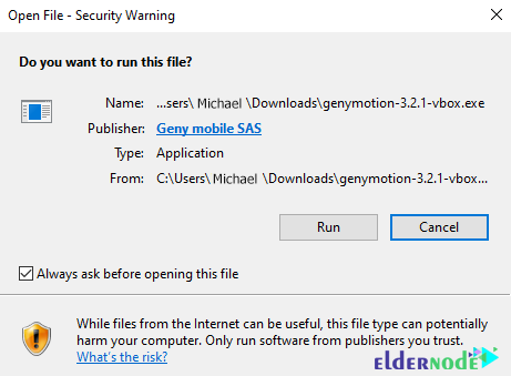 how to start genymotion installation