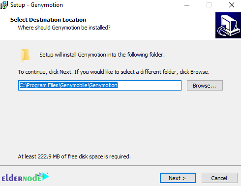 installation location of genymotion