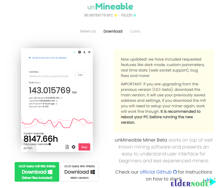 how to download unMineable