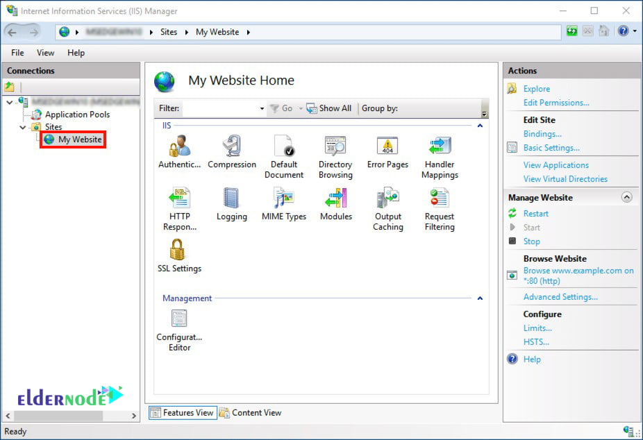 tutorial Create WebSite on IIS on Windows VPS