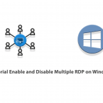 Tutorial Enable and Disable Multiple RDP on Windows