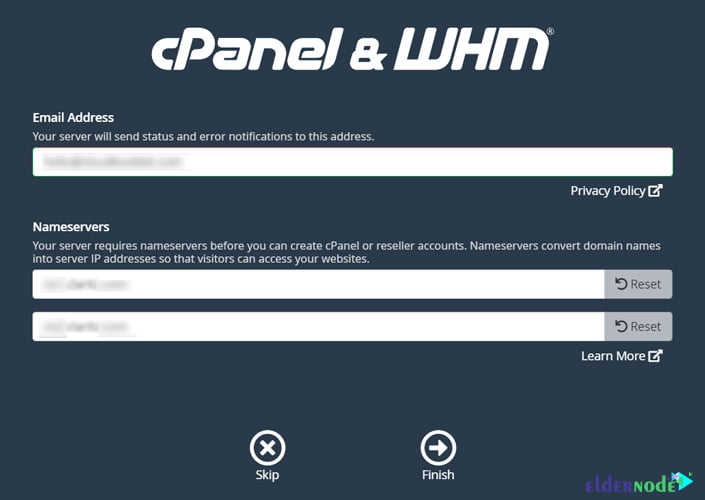 cpanel and whm login