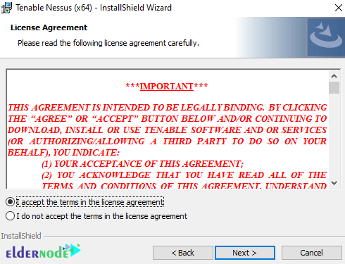 nessus license agreement