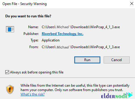 winpcap install on windows
