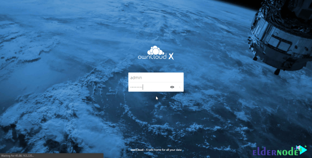 login to owncloud on almalinux 8.4