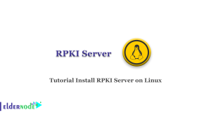 Tutorial Install RPKI Server on Linux