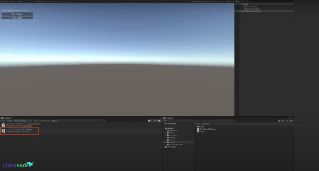 Connect-successfully-to-server