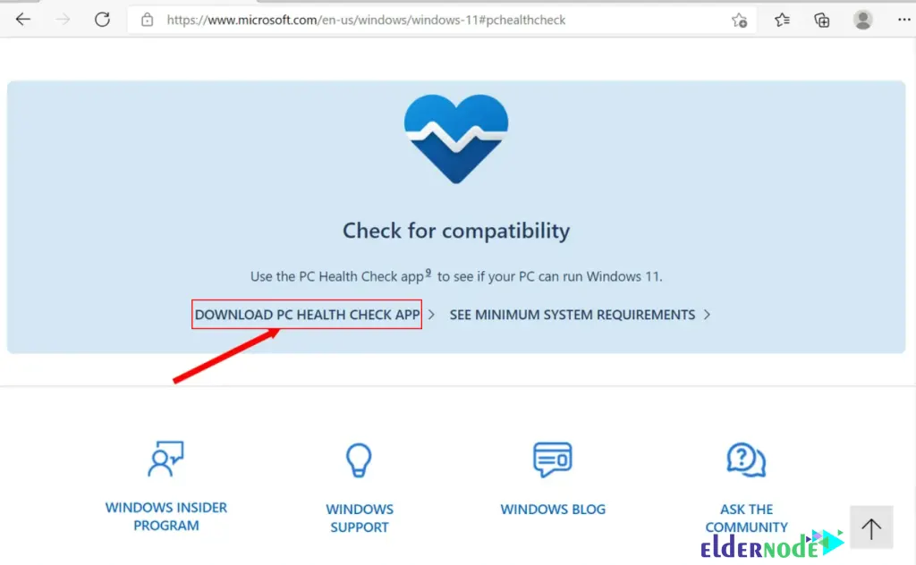check for compatibility in updating windows