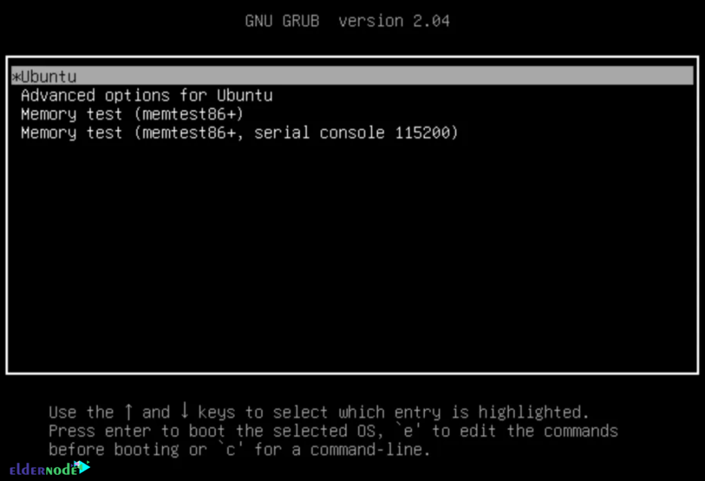 Ubuntu-Grub-menu