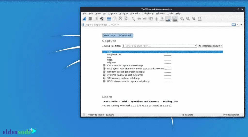 wireshark-window