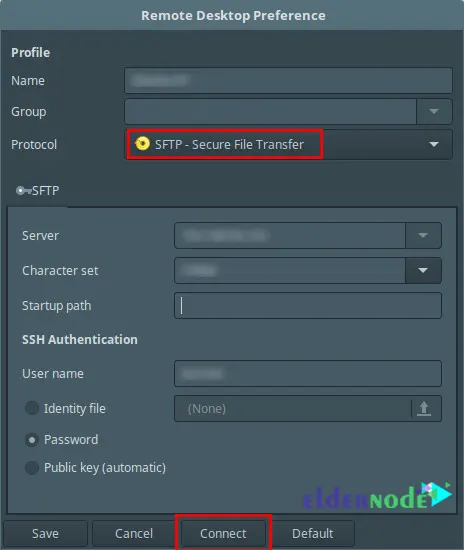 Using-sFTP