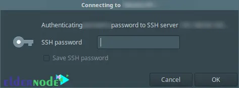 Enter-SSH-user-password