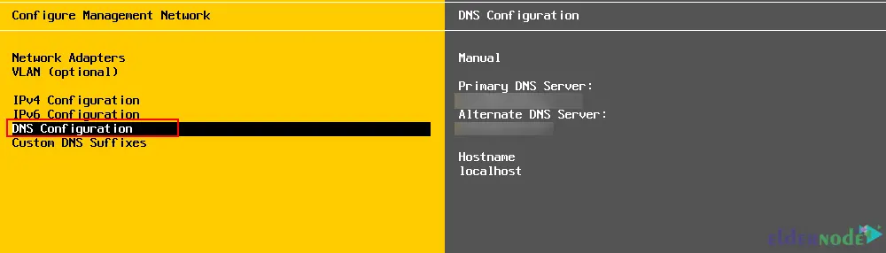 ESXi-DNS-configuration