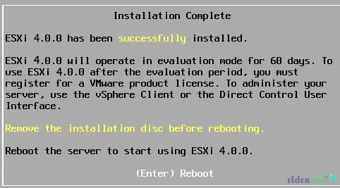 VMware-ESXi-installation-complete
