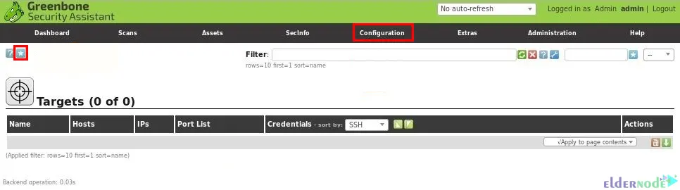 Create-target-OpenVAS