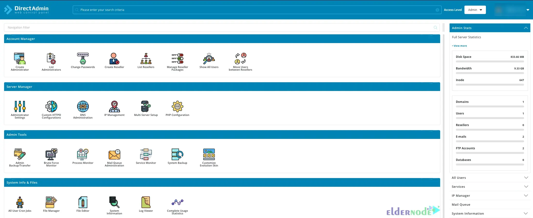 DirectAdmin-interface-1-1 DirectAdmin-interface