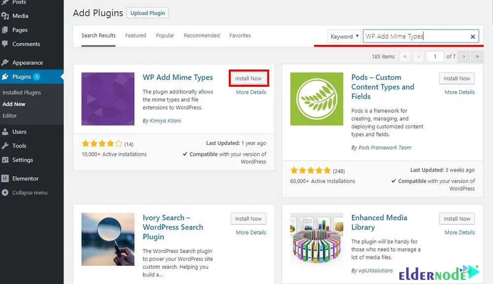 install-wp-mime-types on your wordpress