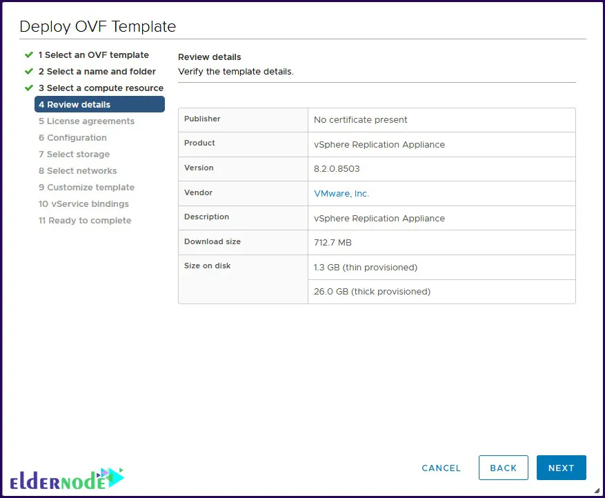 VMware license agreement