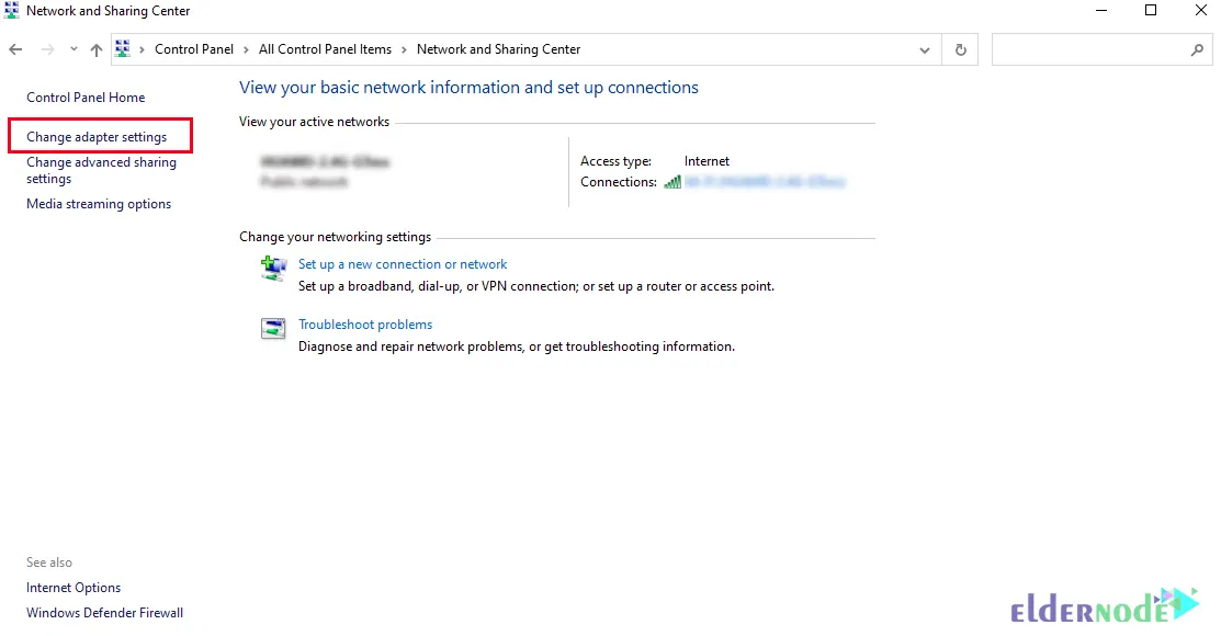 3 Change Adapter Settings in windows 10