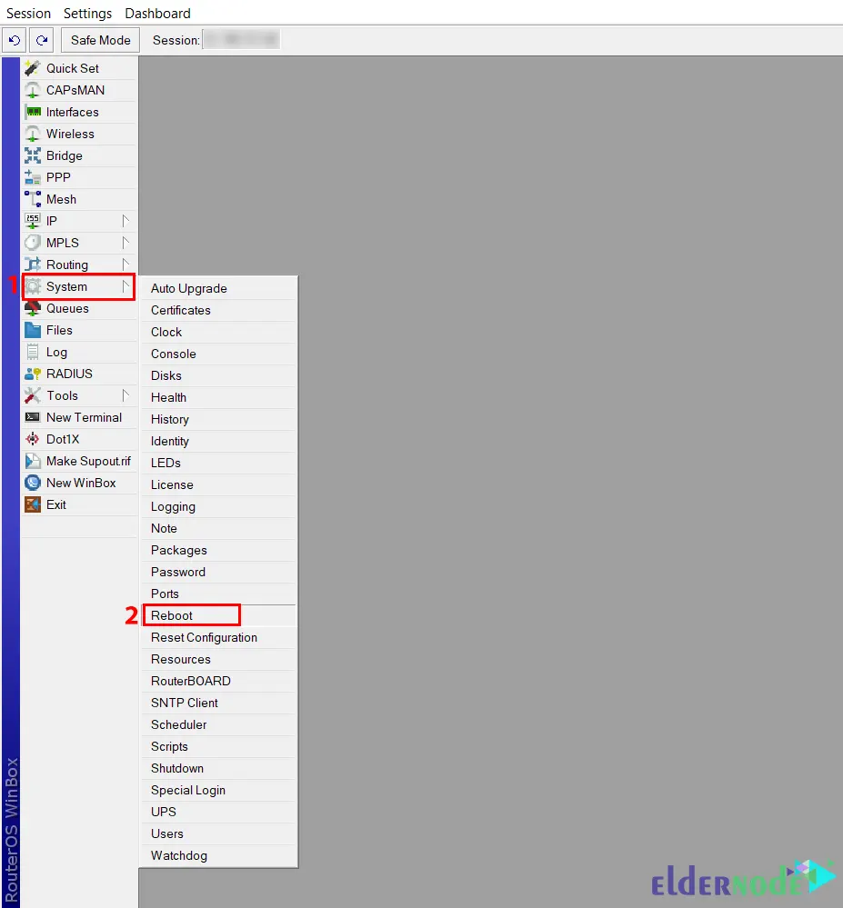 Reboot-your-Mikrotik-server