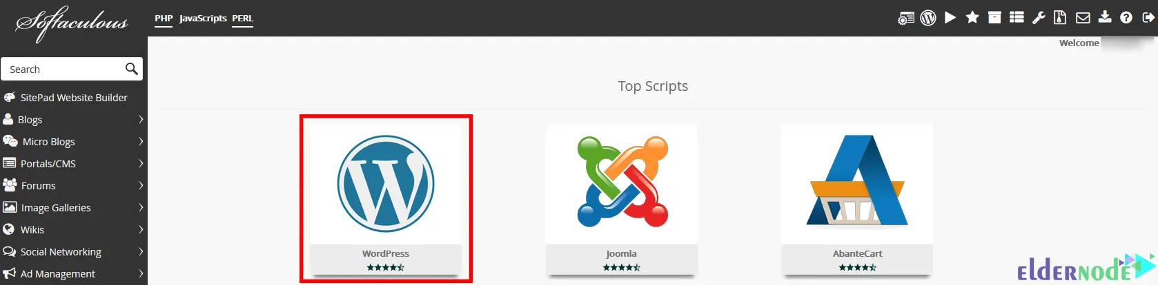 Softaculous-wp-hosting-feature