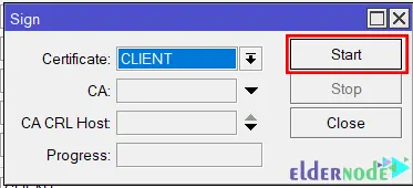 Sign-new-CLIENT-certificate-configure OpenVPN on MikroTik