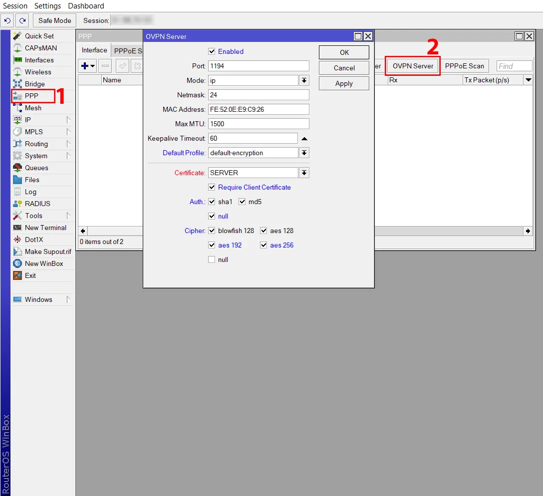 New-OpenVPN-server-configure OpenVPN on MikroTik