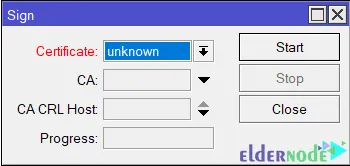 newly-created-Server-certificate
