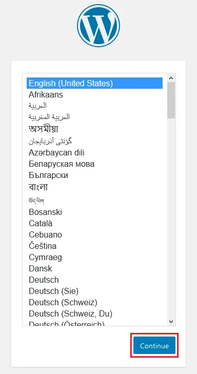 WordPress-setup-config
