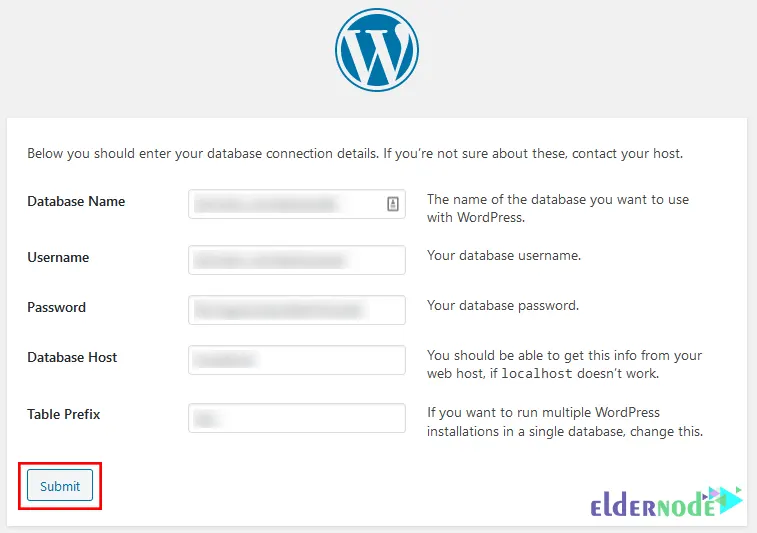 WordPress-database-connection-details