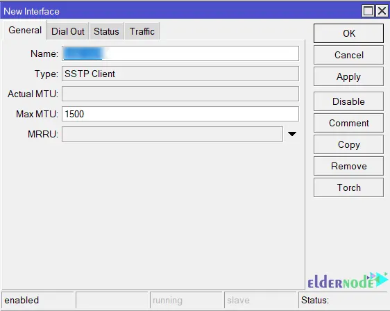 Interfaces-General-tab - Configure SSTP on Mikrotik