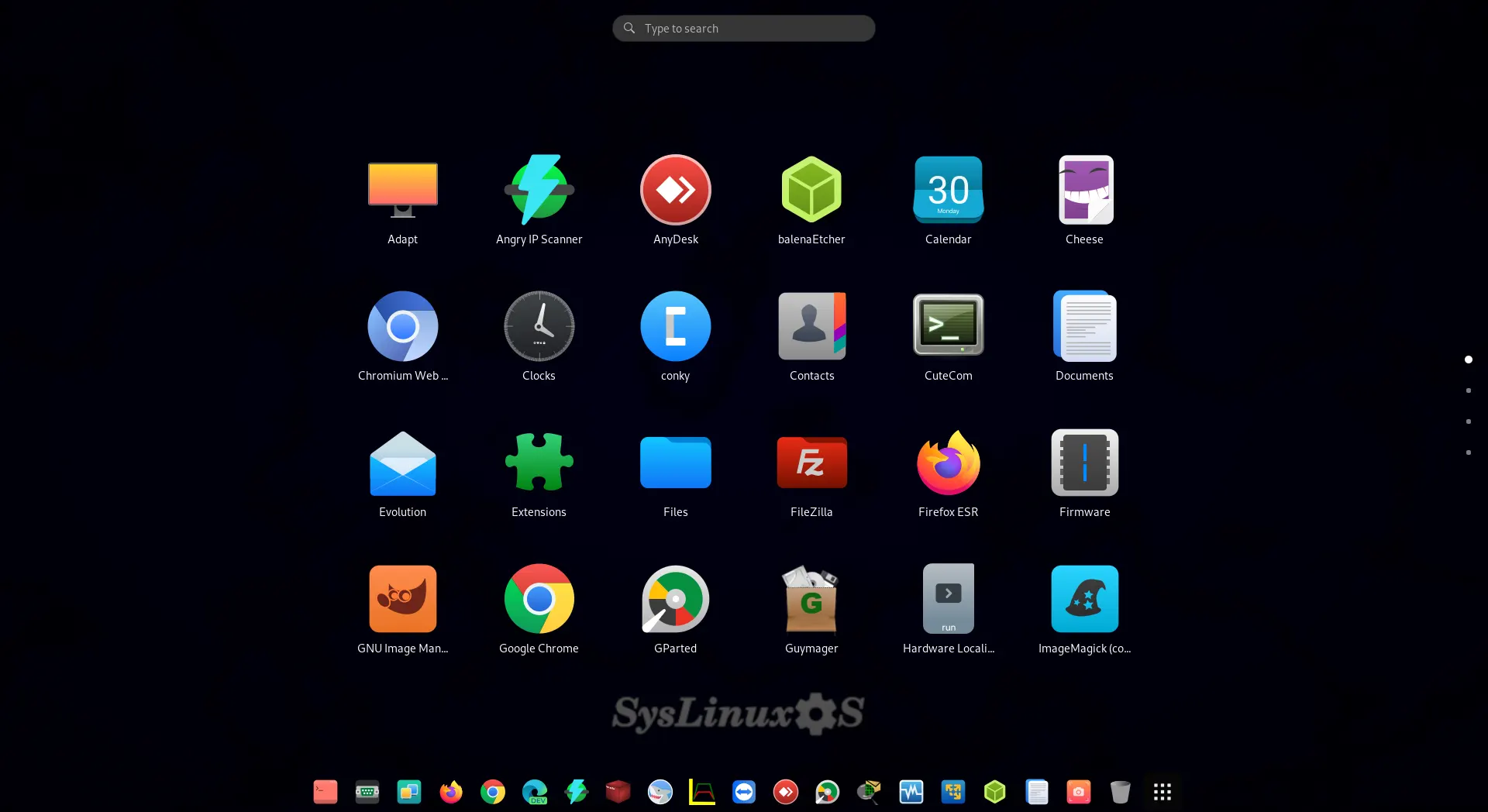 SysLinuxOS-Gnome-desktop-environment SysLinuxOS-Gnome-desktop-environment